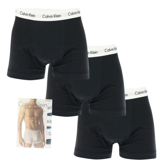 Calvin Klein Boxer Shorts 3 Pack Black male XS