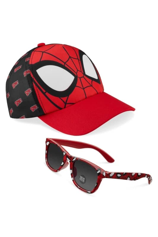Marvel Spiderman Cap & Sunglasses Red unisex