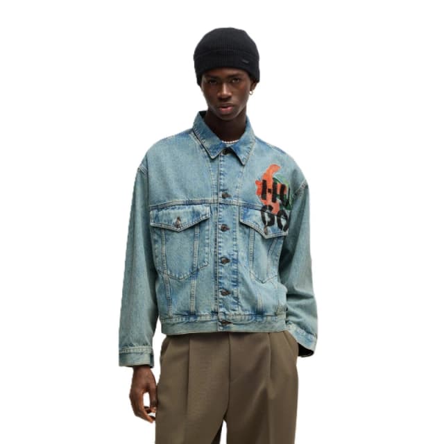 Hugo Mens Slim Fit Jeans Turquoise Aqua male S