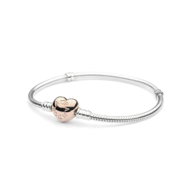 Pandora Bracelet 580719 Moments Bracelet Silver Heart Woman
