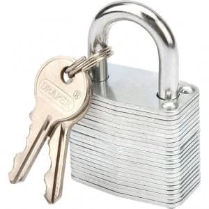 Draper Laminated Steel Padlock 30mm Standard