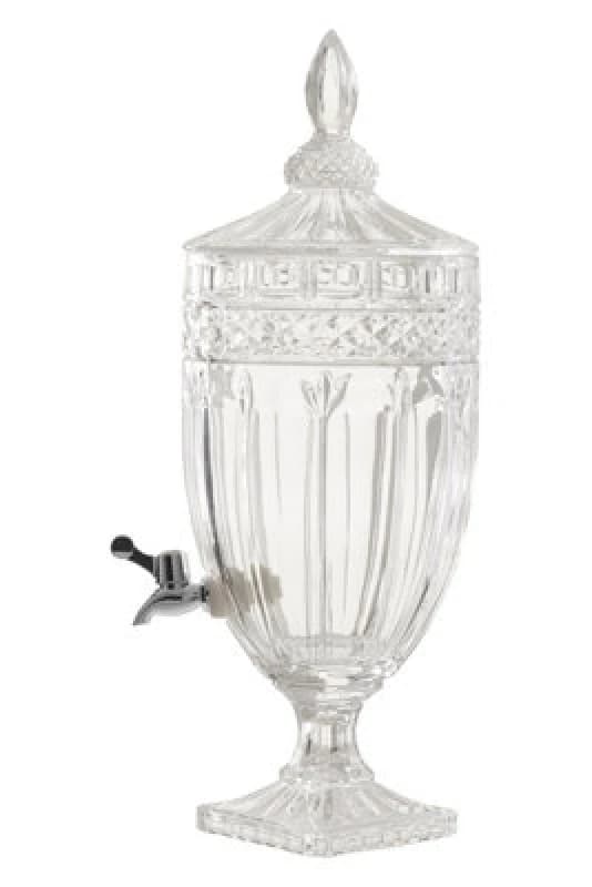 Orsina Large Drinks Dispenser, Pour-Perfection Large Drink Dispenser With Tap, High-Quality Clear Drink Dispenser