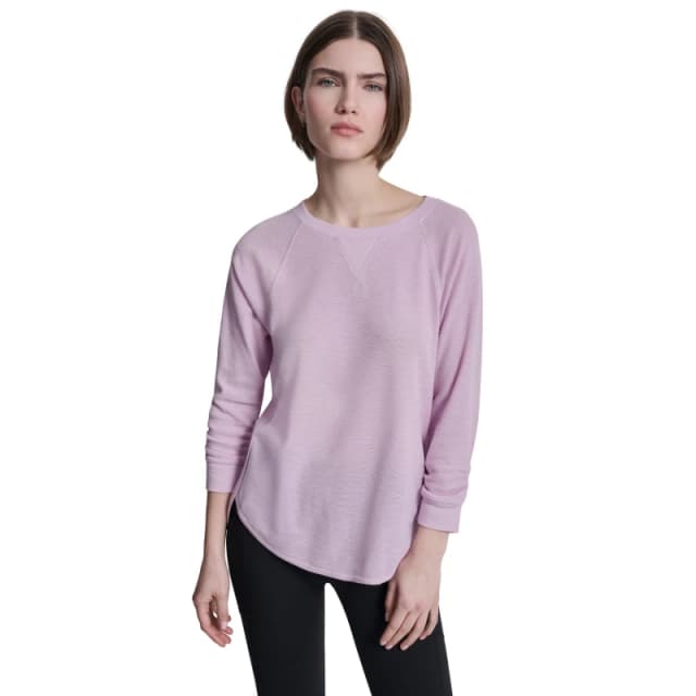 DKNY M Wffl 3/4 S T Ld62 Pink Lavender female 8 (XS)
