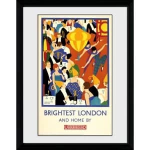 Transport For London Brightest London 2 12" x 16" Framed Collector Print