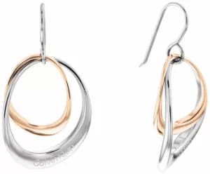 Calvin Klein 35000003 Two Tone Interlocking Circle Drop Jewellery