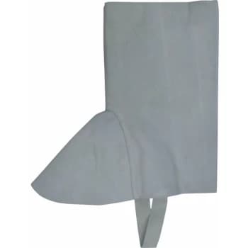 Chrome Leather Grey Welder's Gaiters - Kennedy
