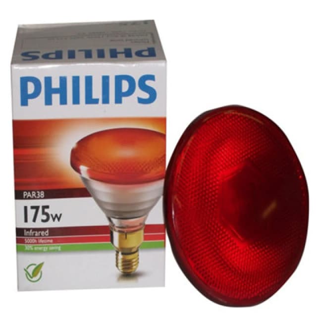 Philips Infrared Par38 Es Lamp Red (175 Watt)