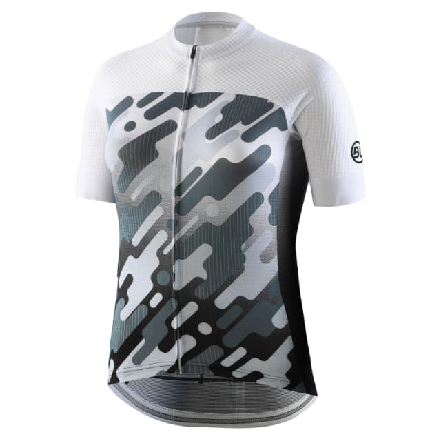 Bicycle Line Womens Arya Short Sleeve Cycling Jersey Black/White female 8 (XS)