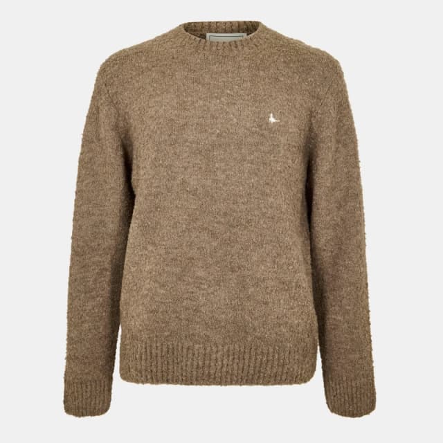 Jack Wills Boucle Jumper Long sleeve Men Sweater Fawn Marl male S