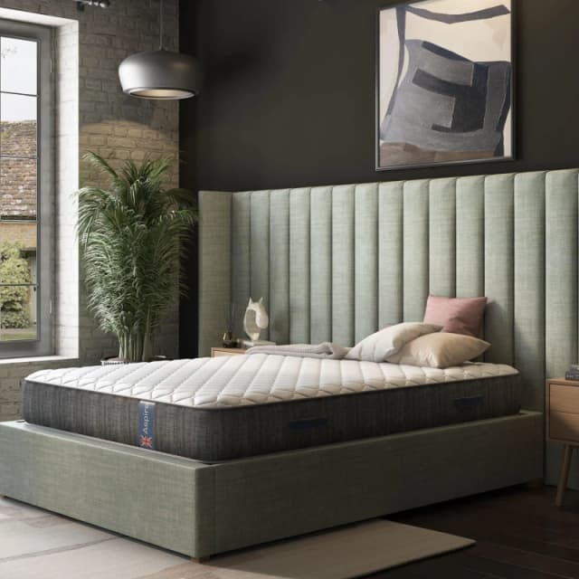 Aspire Aspire Pocket+ and Wool Mattress in a Box in White Size: Small Single White Small Single Unisex 5057632300058