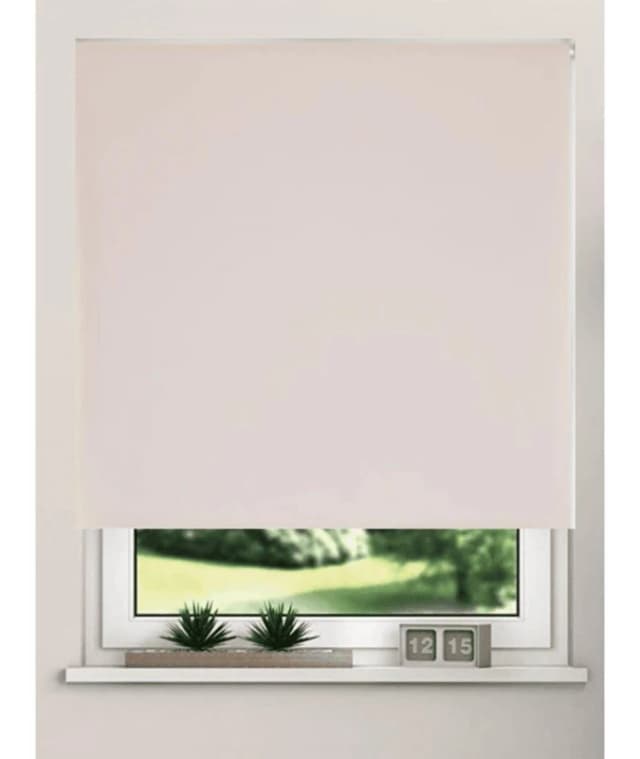 New Edge Blinds Thermal Blackout Roller Blinds 175cm Drop x Width 110cm Pink Size: 120cm width x 175cm drop Pink Unisex 120cm width x 175cm drop