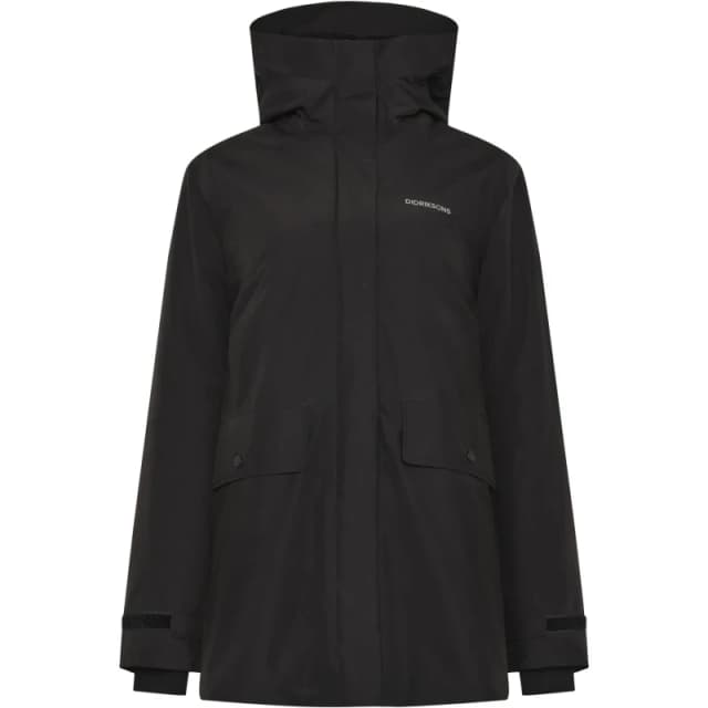 Womens parka Didriksons Tuva Noir Female 36