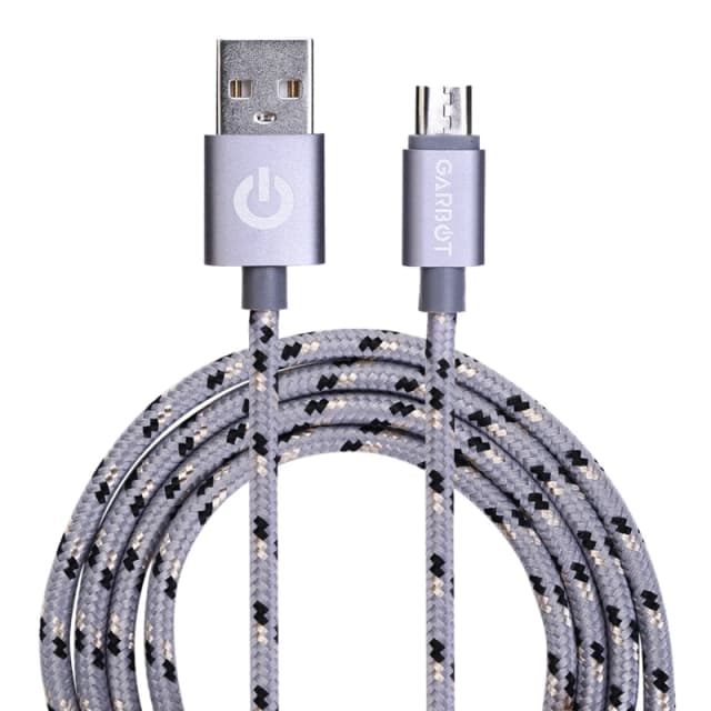 Garbot C-05-10195 USB cable 1m USB A Micro-USB B Silver