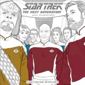 star trek the next generation adult coloring book continuing missions