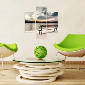 3MDF-078 Multicolor Decorative MDF Painting (3 Pieces)