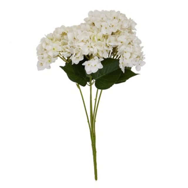 Hill Interiors Hydrangea Bunch Artificial Flower White (One Size)