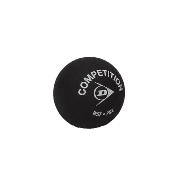 Dunlop Competition Squash Balls (Pack of 12) Black