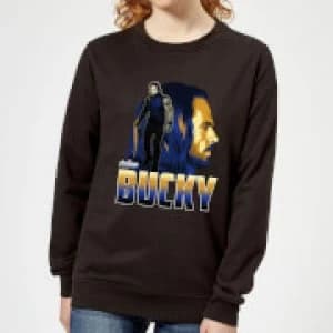 Avengers Bucky Womens Sweatshirt - Black