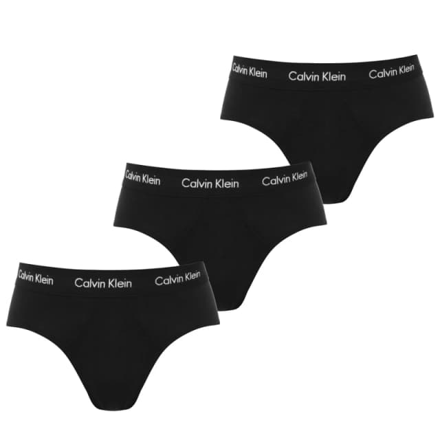 Calvin Klein 3 Pack Briefs Black/Blk WB male S