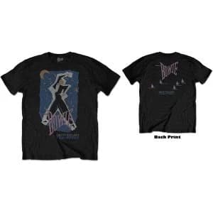 David Bowie - 83' Tour Unisex Large T-Shirt - Black