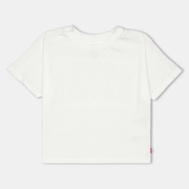 Levis Kids Logo Oversized T-Shirt Blanc W8J female 14 Yrs