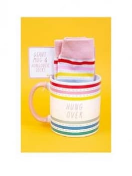 Fizz Hungover Mug and Socks Gift Set - Womens