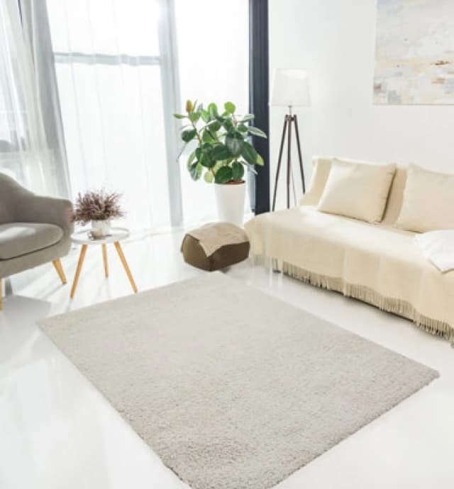 Ds Living Cloud Luxe Plain Silver Medium Rug
