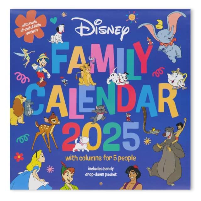 Disney Classics Family Organiser Calendar - Multi Multi One Size