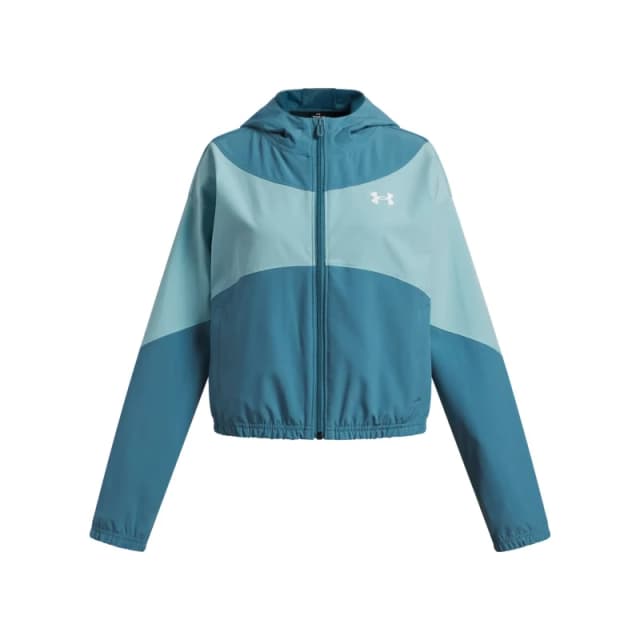 Girl's waterproof jacket Under Armour Rival Bleu Female 14/16 ans