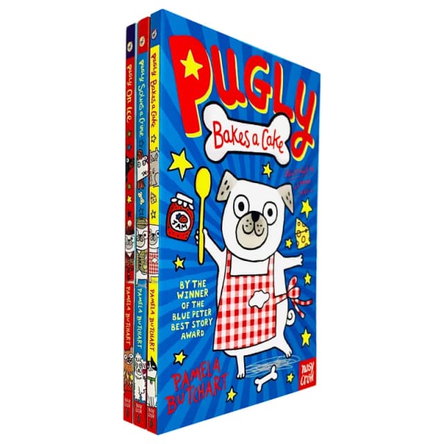 Pugly Pamela Butchart 3 Books Collection Set ( Pugly Bakes a Cake, Solves a Crime ) Pamela Butchart Books