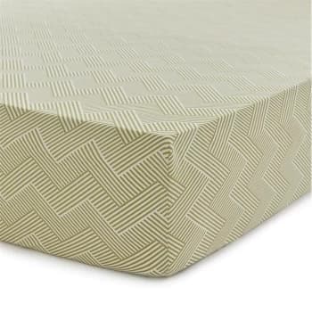 Sanderson Palmhouse Fitted Sheet - BOTANICAL GREEN