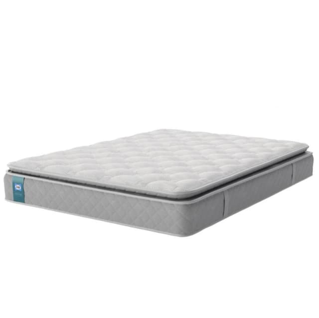 Sealy Alston Advantage Posturetech Geltex Mattress in White Size: King White Unisex King