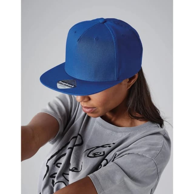 Beechfield Mens Rapper Snapback Cap in Dark Olive Dark Olive Male One Size