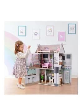 Teamson Kids Olivia'S Little World - Dreamland 3 Side Open Farmhouse Doll House
