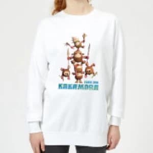 Moana Fear The Kakamora Womens Sweatshirt - White - 3XL