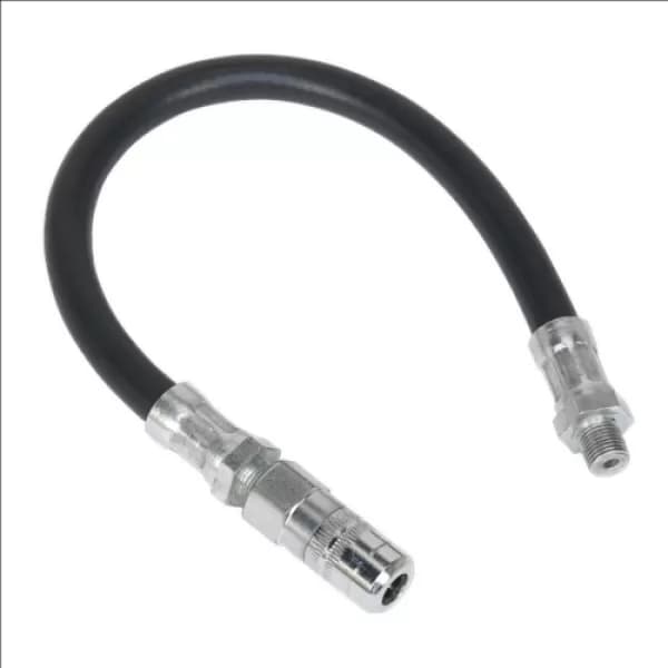Sealey GGHE300 Rubber Delivery Hose 4-Jaw Connector Flexible 300mm 1/8BSP Gas