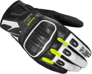 Spidi G-Warrior Motorcycle Gloves, black-white, Size L, black-white, Size L