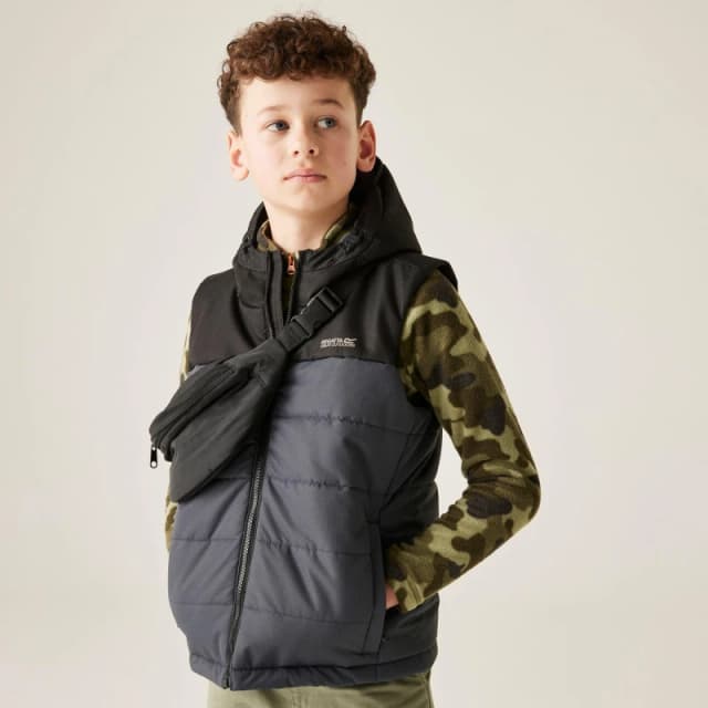 Sleeveless down jacket Regatta Lofthouse Noir Unisex 9/10 ans