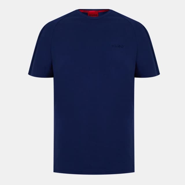 HUGO Hugo Tape Tonal Logo Short Sleeve T-Shirt Dark Blue Dark Blue