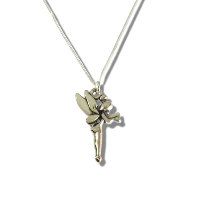 Aye Do Gifts Girls Magical Fairy Silver Necklace Girls Birthday Gift - 18"