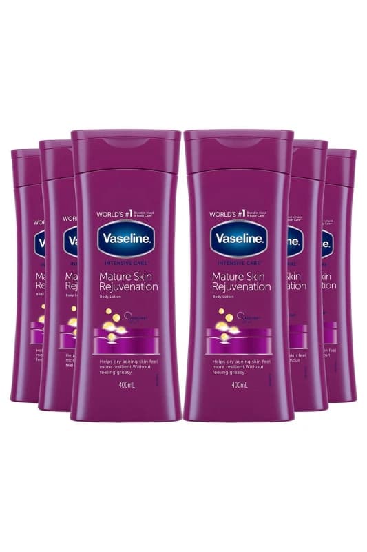 Vaseline 6x Intensive Care 'Body Lotion', Mature Skin, 400ml in White White Unisex