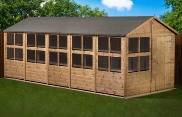Empire Sheds Empire Apex Potting Shed 8X20 Single Door