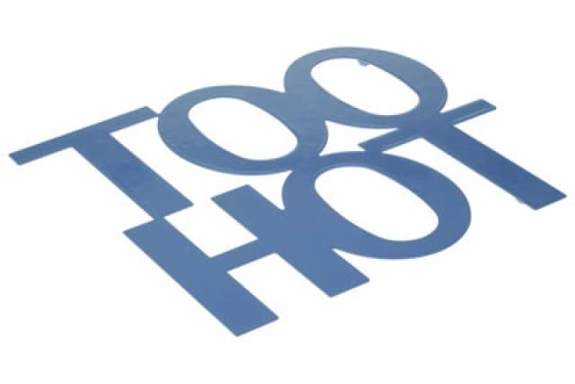 Premier Housewares Blue Enamel Too Hot Trivet Blue