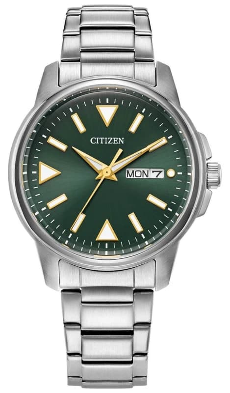 Citizen BM8180-71W Eco-Drive Sport Day-Date (37mm) Green Watch