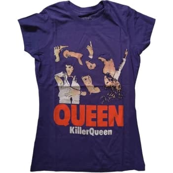 Queen - Killer Queen Womens Medium T-Shirt - Purple