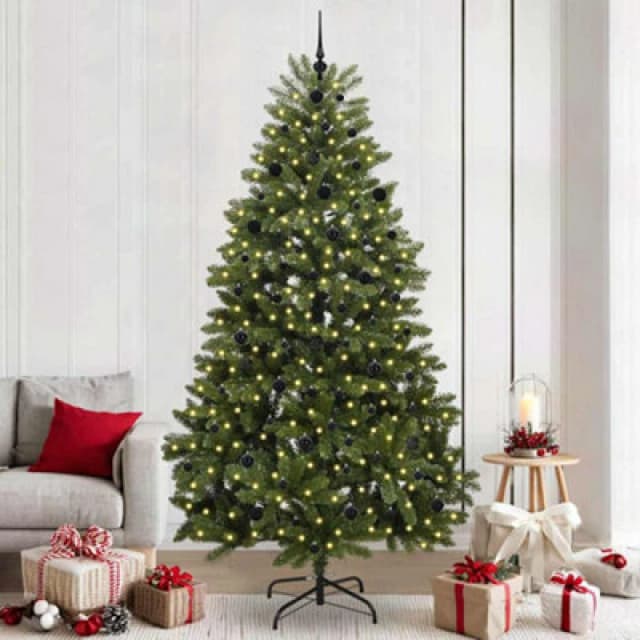 Vidaxl Artificial Christmas Tree Green 240 Cm Pvc And Metal
