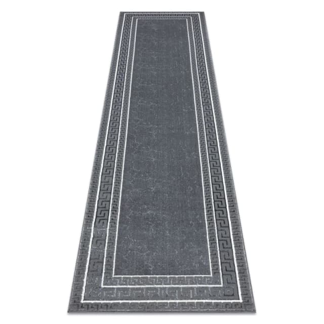RugsX Allure Runner in Grey Size: 60cm x 200cm Grey Unisex 60cm x 200 cm