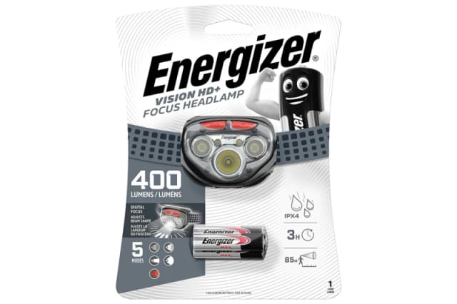 Energizer Vision HD+ Focus LED Head Torch with 3x AAA Batteries