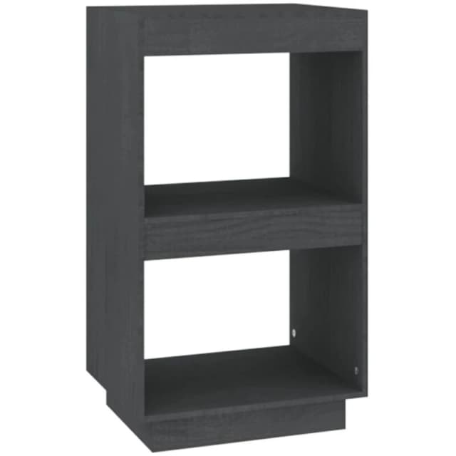 VIDAXL Book Cabinet Grey 40x35x71cm Solid Pinewood Vidaxl 8720286815724