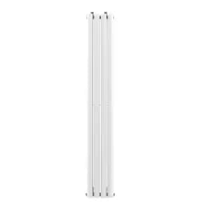 VURTU2 Vertical Double Panel Radiator 1600mm x 240mm - White